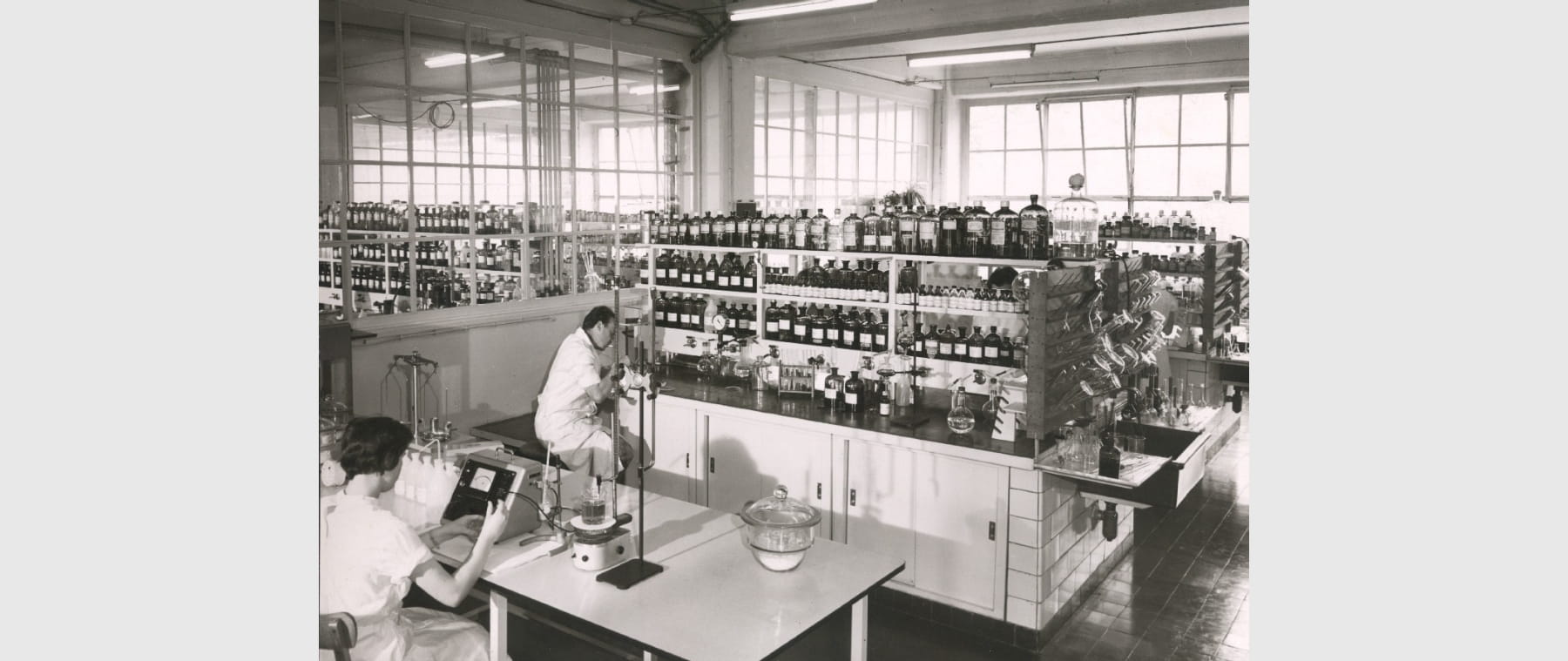 Forschungslabor von Grünenthal um 1965